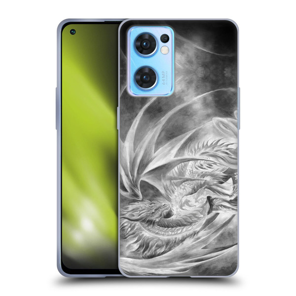 Ruth Thompson Dragons Silver Ice Soft Gel Case for OPPO Reno7 5G / Find X5 Lite