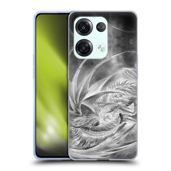 Ruth Thompson Dragons Silver Ice Soft Gel Case for OPPO Reno8 Pro