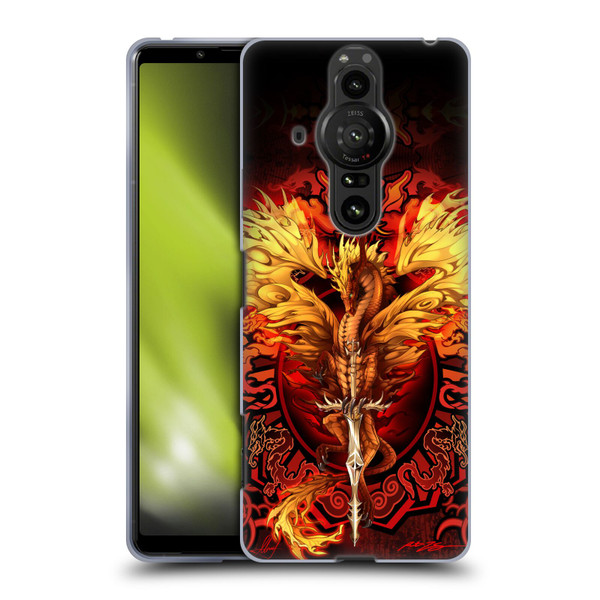 Ruth Thompson Dragons Flameblade Soft Gel Case for Sony Xperia Pro-I