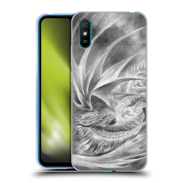 Ruth Thompson Dragons Silver Ice Soft Gel Case for Xiaomi Redmi 9A / Redmi 9AT