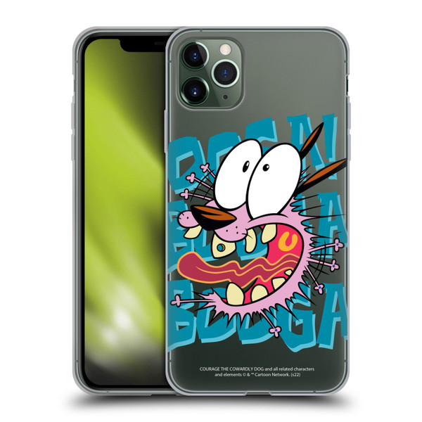 Courage The Cowardly Dog Graphics Spooked Soft Gel Case for Apple iPhone 11 Pro Max