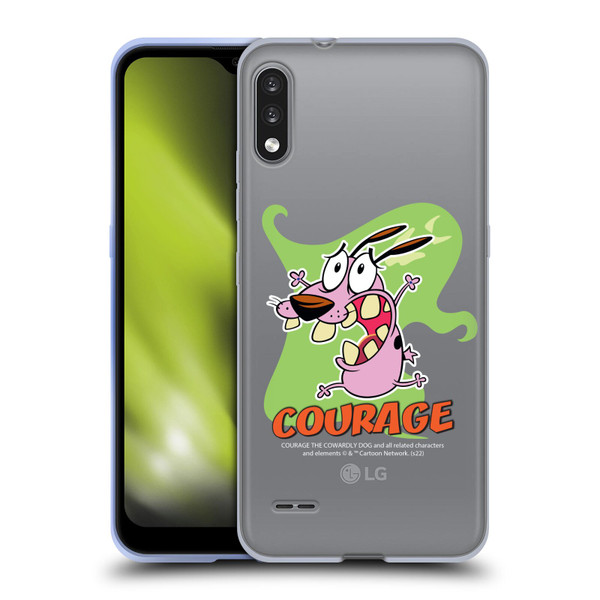 Courage The Cowardly Dog Graphics Character Art Soft Gel Case for LG K22