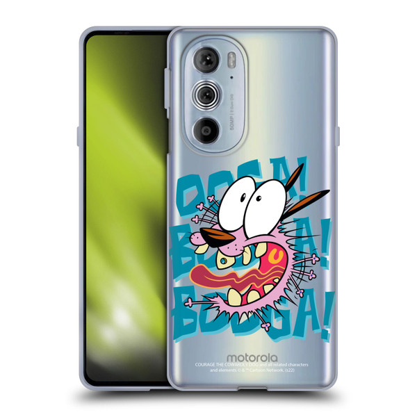 Courage The Cowardly Dog Graphics Spooked Soft Gel Case for Motorola Edge X30