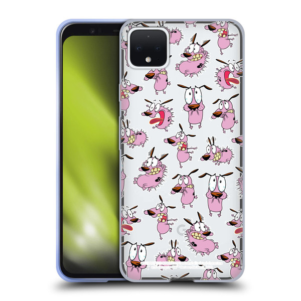Courage The Cowardly Dog Graphics Pattern Soft Gel Case for Google Pixel 4 XL