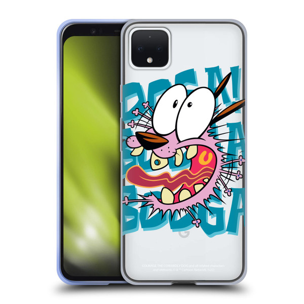 Courage The Cowardly Dog Graphics Spooked Soft Gel Case for Google Pixel 4 XL