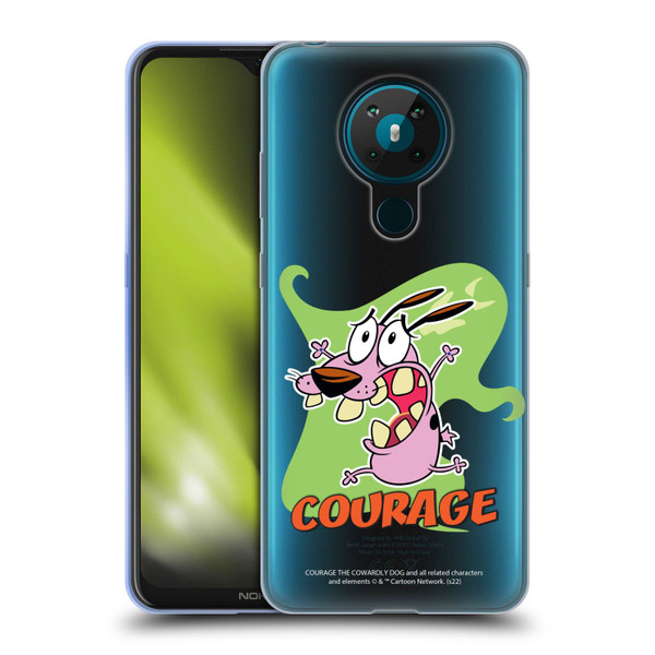 Courage The Cowardly Dog Graphics Character Art Soft Gel Case for Nokia 5.3