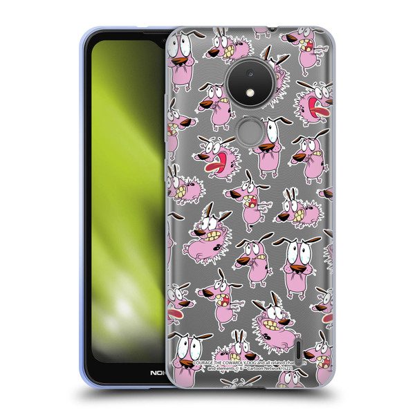 Courage The Cowardly Dog Graphics Pattern Soft Gel Case for Nokia C21