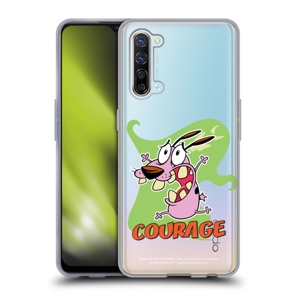 Courage The Cowardly Dog Graphics Character Art Soft Gel Case for OPPO Find X2 Lite 5G