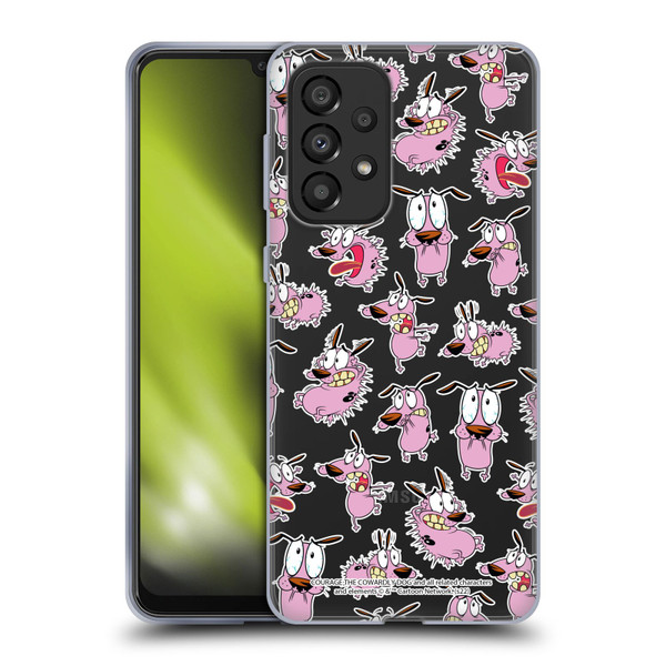 Courage The Cowardly Dog Graphics Pattern Soft Gel Case for Samsung Galaxy A33 5G (2022)