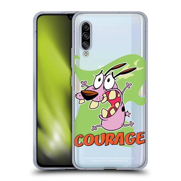 Courage The Cowardly Dog Graphics Character Art Soft Gel Case for Samsung Galaxy A90 5G (2019)