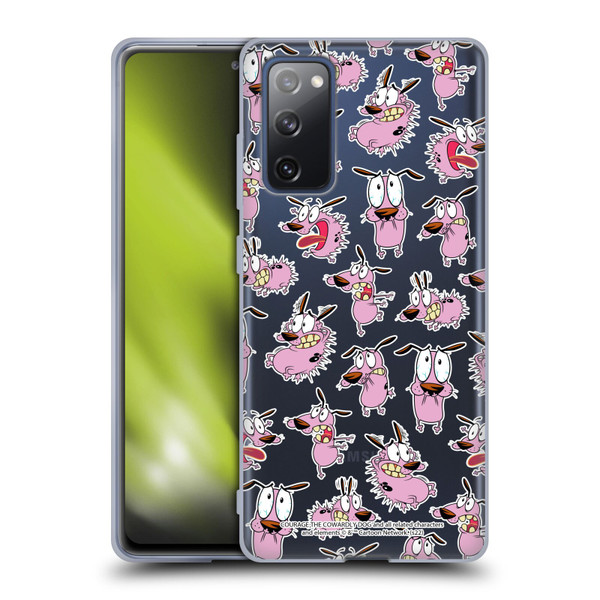 Courage The Cowardly Dog Graphics Pattern Soft Gel Case for Samsung Galaxy S20 FE / 5G