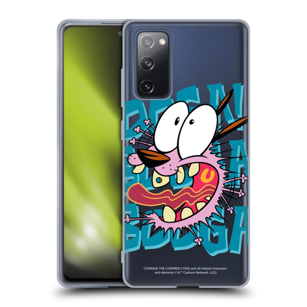 Courage The Cowardly Dog Graphics Spooked Soft Gel Case for Samsung Galaxy S20 FE / 5G