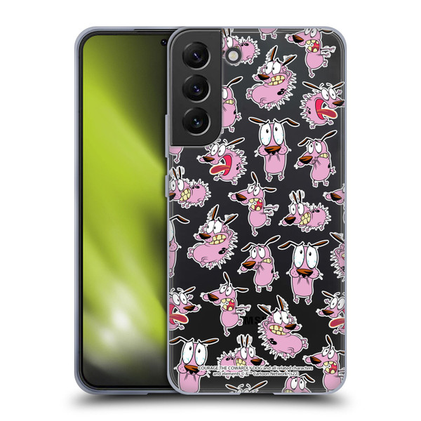Courage The Cowardly Dog Graphics Pattern Soft Gel Case for Samsung Galaxy S22+ 5G