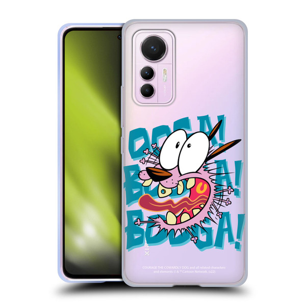 Courage The Cowardly Dog Graphics Spooked Soft Gel Case for Xiaomi 12 Lite