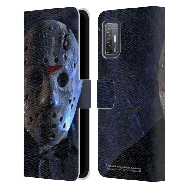 Friday the 13th: A New Beginning Graphics Jason Leather Book Wallet Case Cover For HTC Desire 21 Pro 5G