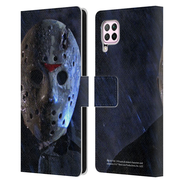 Friday the 13th: A New Beginning Graphics Jason Leather Book Wallet Case Cover For Huawei Nova 6 SE / P40 Lite