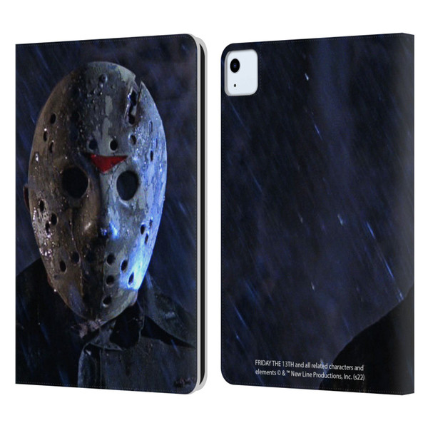 Friday the 13th: A New Beginning Graphics Jason Leather Book Wallet Case Cover For Apple iPad Air 2020 / 2022