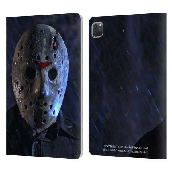Friday the 13th: A New Beginning Graphics Jason Leather Book Wallet Case Cover For Apple iPad Pro 11 2020 / 2021 / 2022
