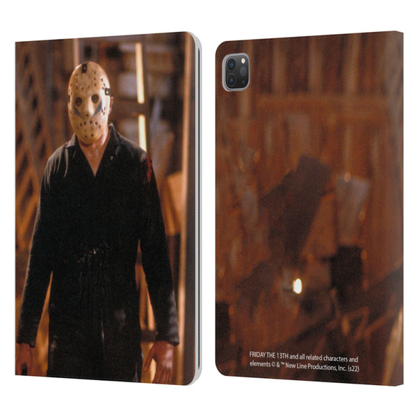 Friday the 13th: A New Beginning Graphics Jason Voorhees Leather Book Wallet Case Cover For Apple iPad Pro 11 2020 / 2021 / 2022