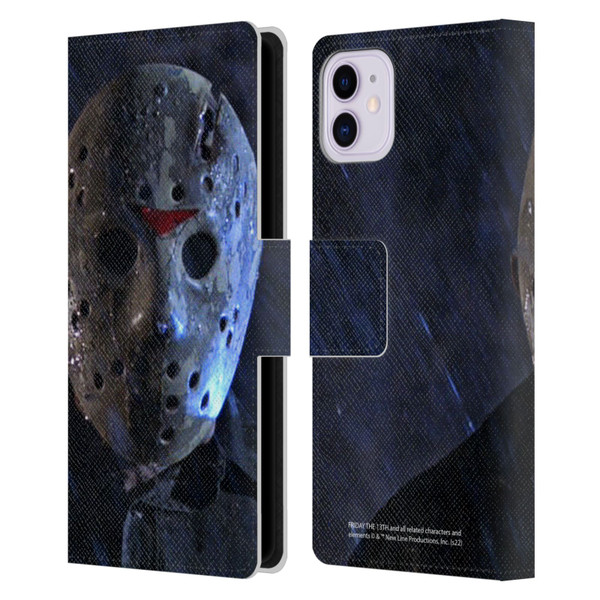 Friday the 13th: A New Beginning Graphics Jason Leather Book Wallet Case Cover For Apple iPhone 11