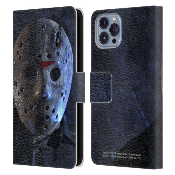 Friday the 13th: A New Beginning Graphics Jason Leather Book Wallet Case Cover For Apple iPhone 14