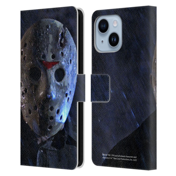 Friday the 13th: A New Beginning Graphics Jason Leather Book Wallet Case Cover For Apple iPhone 14 Plus