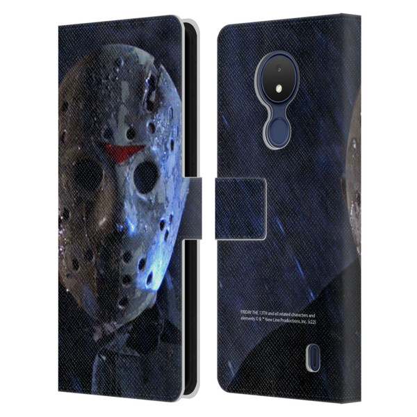Friday the 13th: A New Beginning Graphics Jason Leather Book Wallet Case Cover For Nokia C21