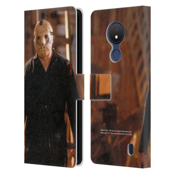 Friday the 13th: A New Beginning Graphics Jason Voorhees Leather Book Wallet Case Cover For Nokia C21
