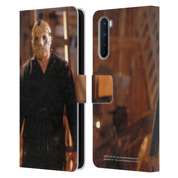 Friday the 13th: A New Beginning Graphics Jason Voorhees Leather Book Wallet Case Cover For OnePlus Nord 5G