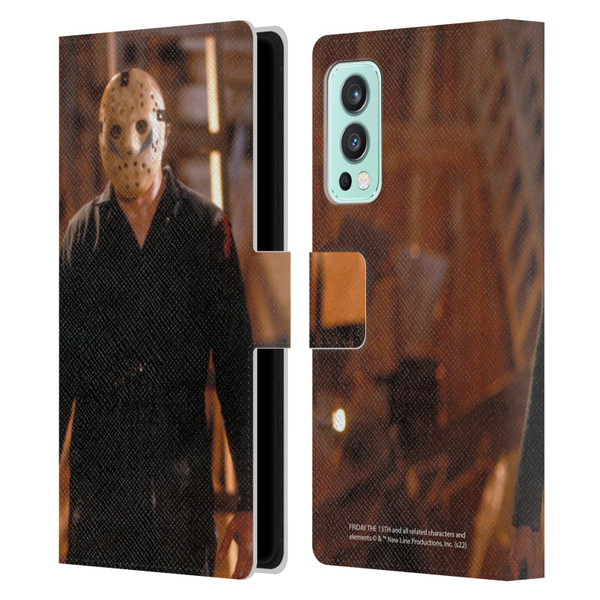 Friday the 13th: A New Beginning Graphics Jason Voorhees Leather Book Wallet Case Cover For OnePlus Nord 2 5G