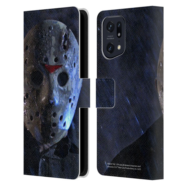 Friday the 13th: A New Beginning Graphics Jason Leather Book Wallet Case Cover For OPPO Find X5