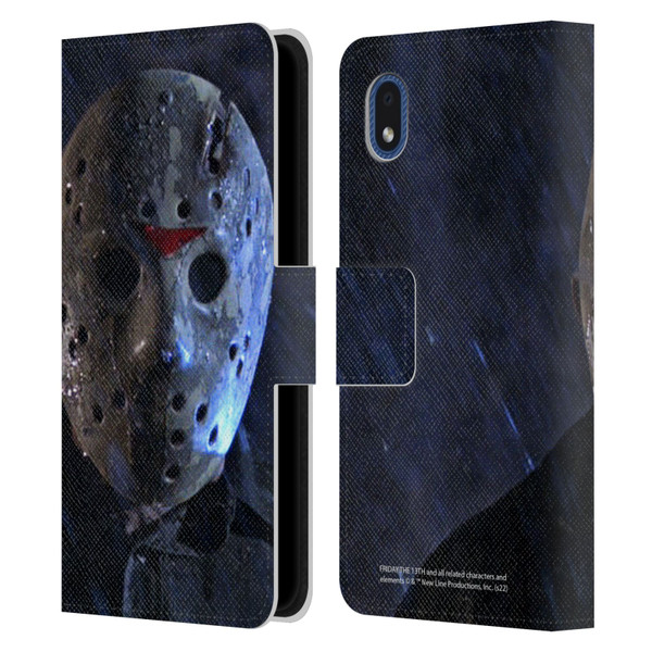 Friday the 13th: A New Beginning Graphics Jason Leather Book Wallet Case Cover For Samsung Galaxy A01 Core (2020)