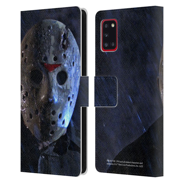 Friday the 13th: A New Beginning Graphics Jason Leather Book Wallet Case Cover For Samsung Galaxy A31 (2020)