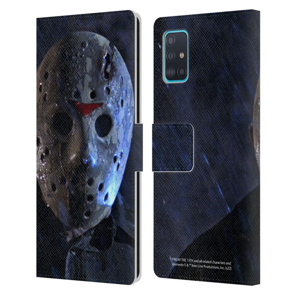 Friday the 13th: A New Beginning Graphics Jason Leather Book Wallet Case Cover For Samsung Galaxy A51 (2019)