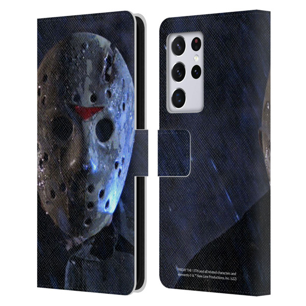 Friday the 13th: A New Beginning Graphics Jason Leather Book Wallet Case Cover For Samsung Galaxy S21 Ultra 5G