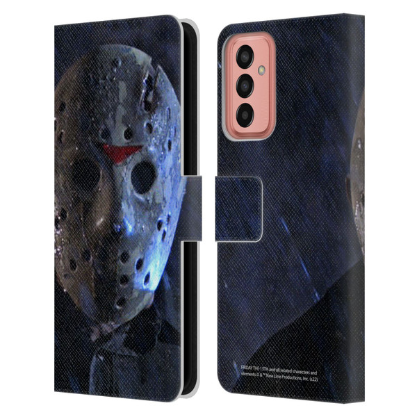 Friday the 13th: A New Beginning Graphics Jason Leather Book Wallet Case Cover For Samsung Galaxy M13 (2022)