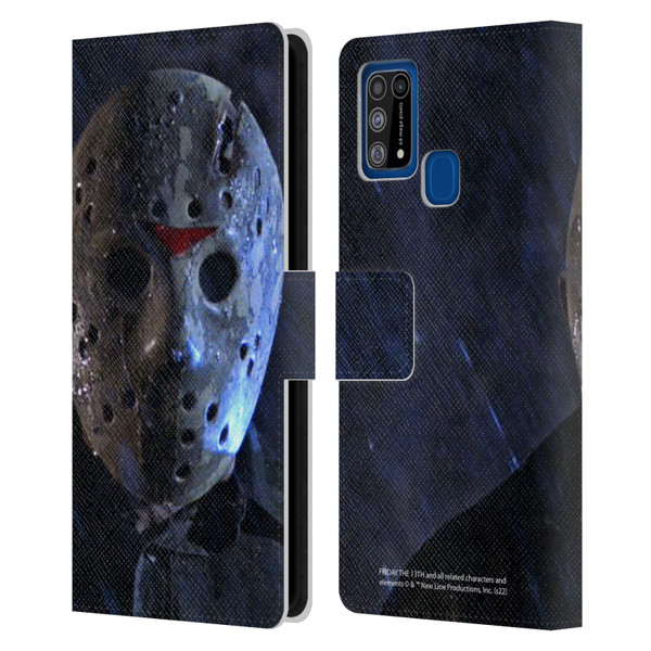 Friday the 13th: A New Beginning Graphics Jason Leather Book Wallet Case Cover For Samsung Galaxy M31 (2020)
