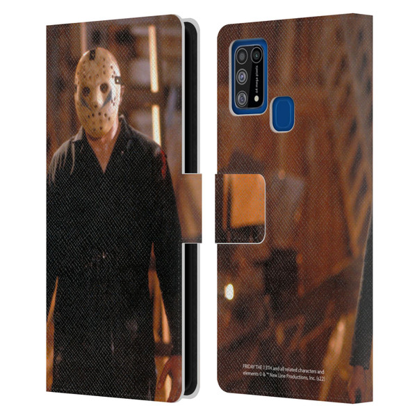 Friday the 13th: A New Beginning Graphics Jason Voorhees Leather Book Wallet Case Cover For Samsung Galaxy M31 (2020)