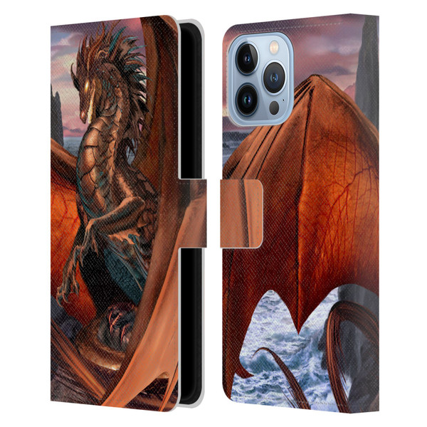 Ruth Thompson Dragons Coppervein Leather Book Wallet Case Cover For Apple iPhone 13 Pro Max
