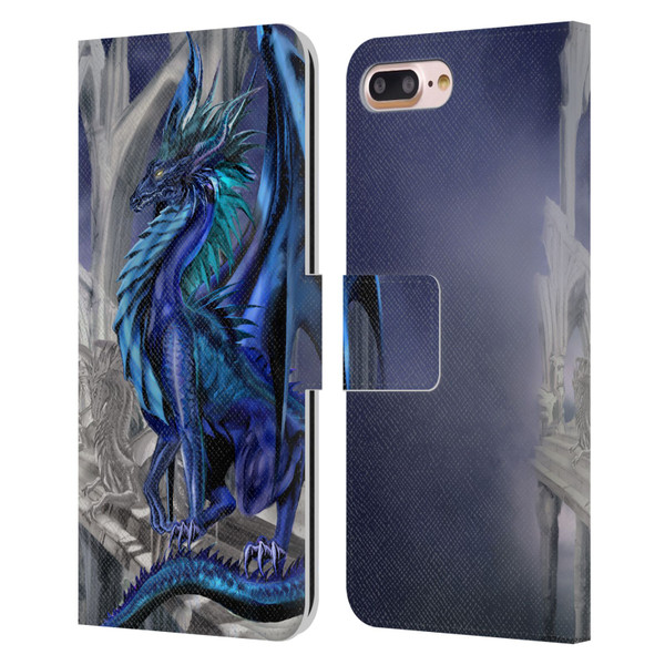 Ruth Thompson Dragons Nightfall Leather Book Wallet Case Cover For Apple iPhone 7 Plus / iPhone 8 Plus