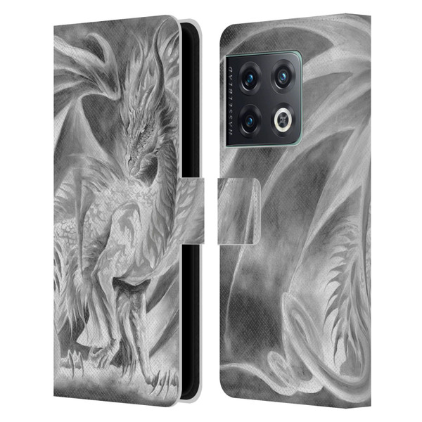 Ruth Thompson Dragons Silver Ice Leather Book Wallet Case Cover For OnePlus 10 Pro