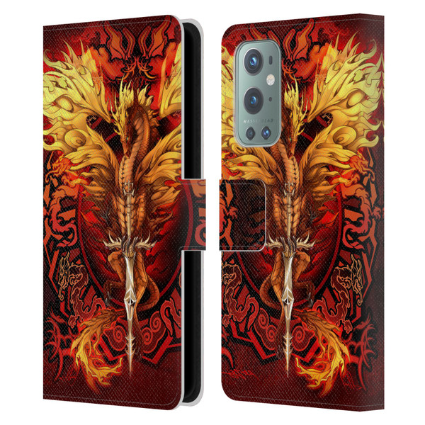 Ruth Thompson Dragons Flameblade Leather Book Wallet Case Cover For OnePlus 9