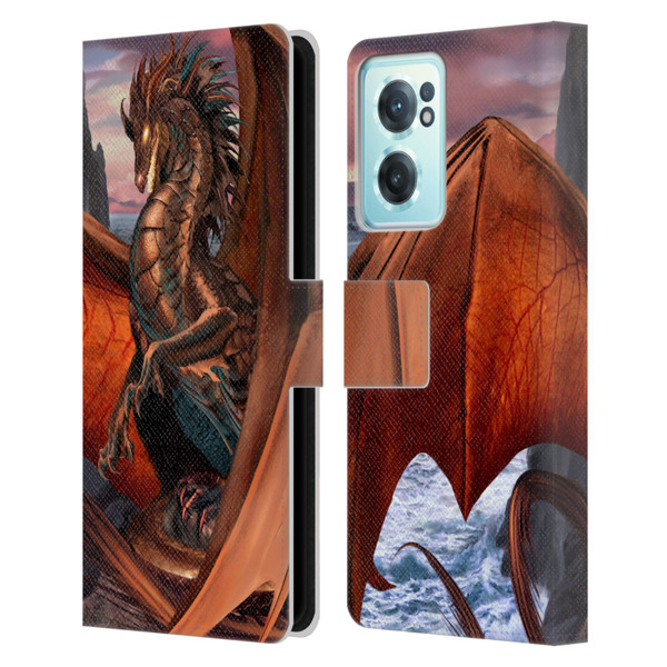 Ruth Thompson Dragons Coppervein Leather Book Wallet Case Cover For OnePlus Nord CE 2 5G