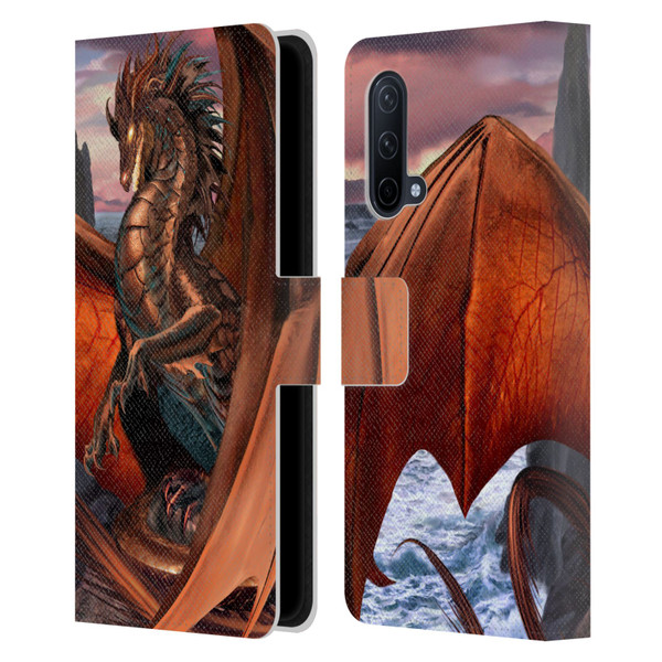 Ruth Thompson Dragons Coppervein Leather Book Wallet Case Cover For OnePlus Nord CE 5G