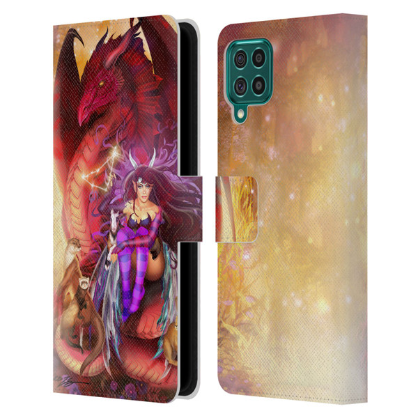 Ruth Thompson Dragons Capricorn Leather Book Wallet Case Cover For Samsung Galaxy F62 (2021)