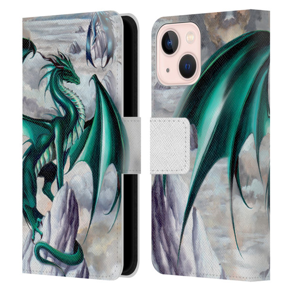 Ruth Thompson Dragons 2 Temptest Leather Book Wallet Case Cover For Apple iPhone 13 Mini