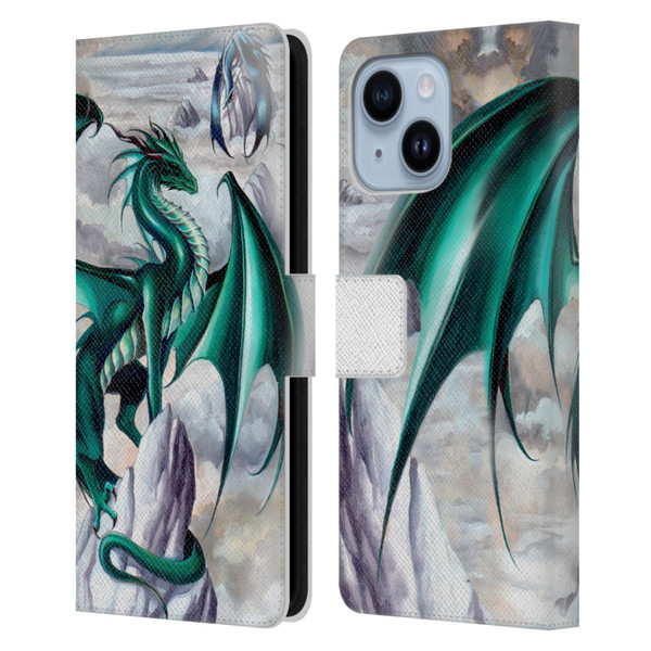 Ruth Thompson Dragons 2 Temptest Leather Book Wallet Case Cover For Apple iPhone 14 Plus