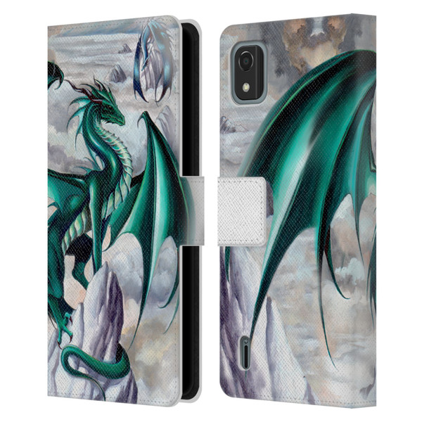 Ruth Thompson Dragons 2 Temptest Leather Book Wallet Case Cover For Nokia C2 2nd Edition