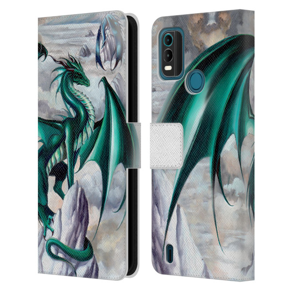 Ruth Thompson Dragons 2 Temptest Leather Book Wallet Case Cover For Nokia G11 Plus