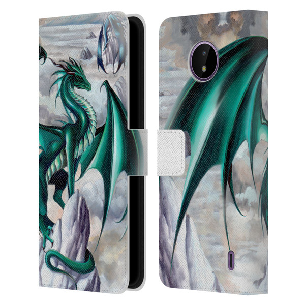 Ruth Thompson Dragons 2 Temptest Leather Book Wallet Case Cover For Nokia C10 / C20